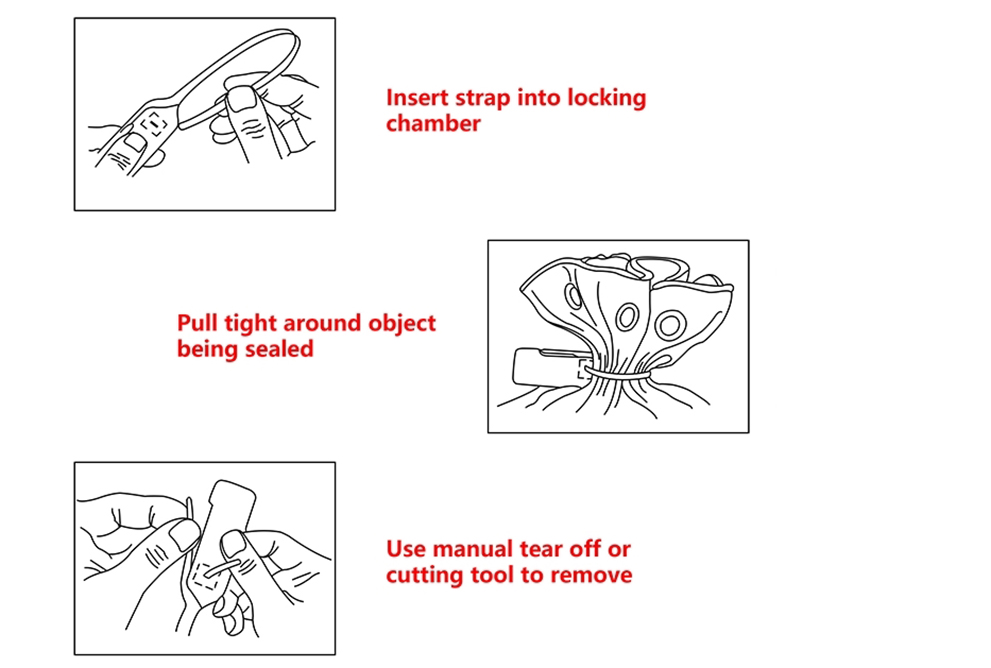 How to use Rfid cable tie tag