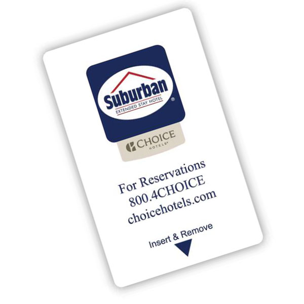 Suburban by Choice Hotel Key Card
