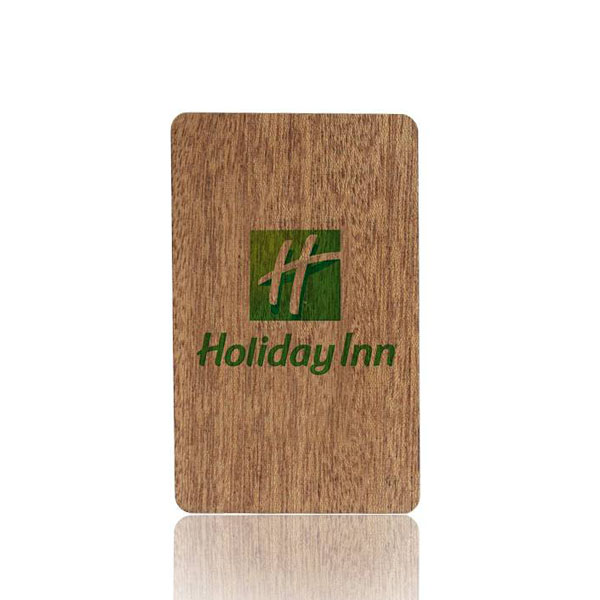 Colored Wooden Hotel Rfid Key Card