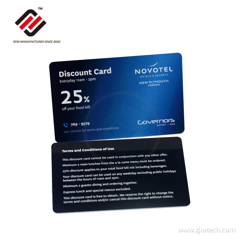 بطاقات CR80 UHF RFID البلاستيكية المطبوعة حسب الطلب