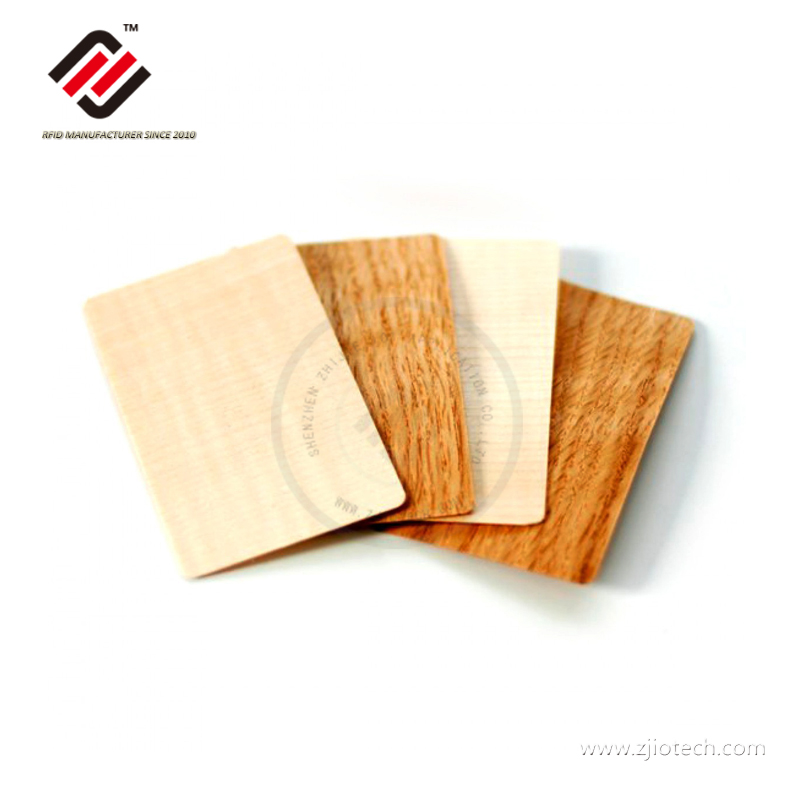 الشركة المصنعة لبطاقات RFID الخشبية بتردد 13.56 ميجا هرتز FM11RF08 MF 1K