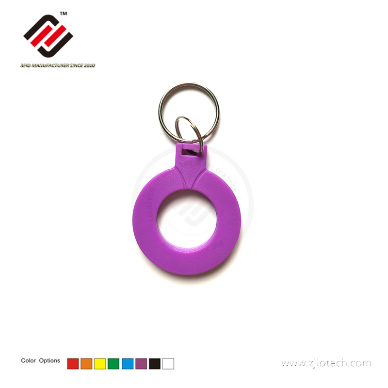 دونات الشكل FM11RF08 MF 1K 13.56MHz HF RFID الموجودة في قاعدة المفتاح