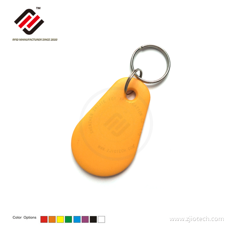 13.56 ميجا هرتز Ntag215 صديقة للبيئة ABS NFC مفتاح فوب لأميبو