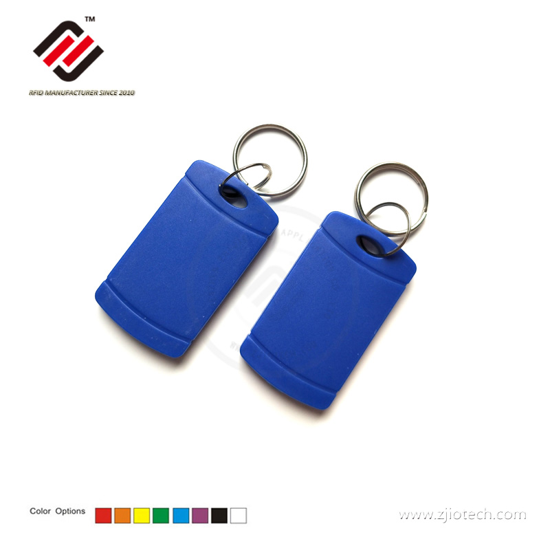 علامات MF 4K ISO14443A 13.56 ميجا هرتز RFID الموجودة في قاعدة المفتاح